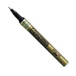 Marcador Pen-Touch, Ponta Extrafina, 0,7 mm, Dourado