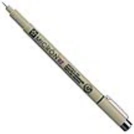 Marcador Permanente, Pigma Micron™, Ponta 0,3 mm, Tinta Preta