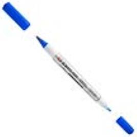 Marcador IDENTI-PEN®, Ponta Dupla de 0,3 – 1,2 mm, Azul