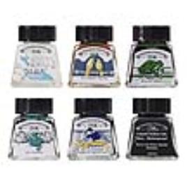 WINSOR  NEWTON Tinta de Desenho, 14 ml, Azul