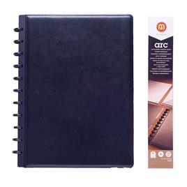 ARC Caderno Inteligente, A4, 60 Folhas, Pautado, 100 g/m², Capa em Pele, Preto