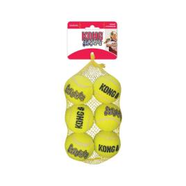Kong AIR SQUEAKER Bola Tenis Pack M ( 6 Bolas )