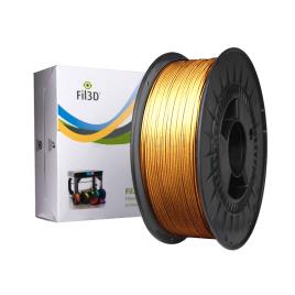 Rolo de Filamento de Impressão 3D em PLA de 1.75mm 1Kg Ouro - 