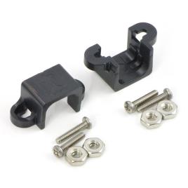 Micro Metal Gearmotor Bracket Pair - Black