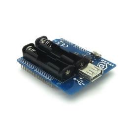 Shield de Alimentação com Suporte para 2 Pilhas AAA para Arduino