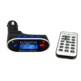 Usb Mp3 Player / Transmissor Fm Microsd + Carro