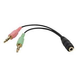 Adaptador Jack 3.5mm Salida Audio + Micro M/m