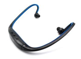 Auricular Diadema Sport Mp3+rádio Fm Azul