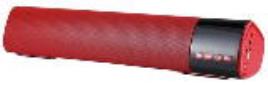 SkinnyBar Bluetooth 10W 1800mAh (Vermelho) - 