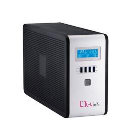 LL-7720 LÍNEA INTERACTIVA 2000VA 4SALIDAS AC TORRE PRETO, PRATA UPS