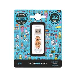 Tech-One-Tech - PEN USB 32GB NO EVIL MONKEY TEC4503-32