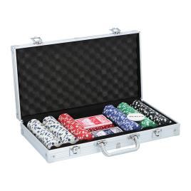 CONJUNTO DE POKER COM MALA DE ALUMÍNIO