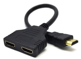 Adaptador HDMI a Duplo HDMI  DSP-2PH4-04 Preto