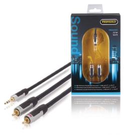 Cabo Jack 3.5mm Macho St / 2-Rca Macho 3m 