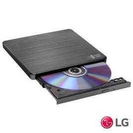 Leitor Cd/Cd-RW/Dvd Externo Slim USB 2.0 Preto LG