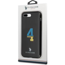 Capa para IPhone 6 Plus / IPhone 7 Plus / 8 Plus com licença Polo Ralph Lauren Four Black