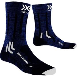 X-socks Meias X Merino EU 35-38 Midnight Blue / Arctic White