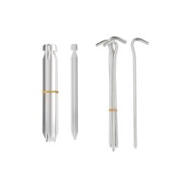 Alu 7001 V Peg 5 Pieces One Size Silver