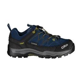 Cmp Tênis Caminhada Rigel Low Wp 3q13244 EU 34 Blue Ink / Yellow