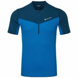 Camiseta De Manga Curta Dragon Zip M Electric Blue