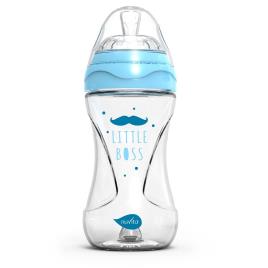 Garrafa Anti-cólica Glass Colection 240ml One Size Blue