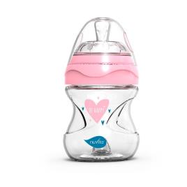 Garrafa Anti-cólica Glass Colection 140ml One Size Pink