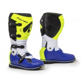 De Botas De Motocicleta Evolution Tx EU 39 jaune fluo/blanc/bleu