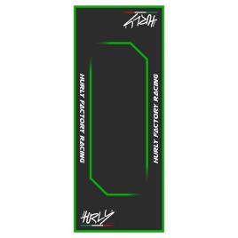 Workstation Mat 80x200 Cm One Size Black / Green