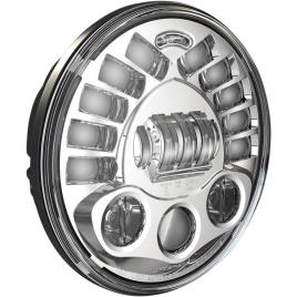 8791 Adaptive 2 Led Headlight 7´´ 1150 / 850 Lumens Chrome