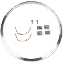 Jw Speaker 410 Headlight Mounting Brushed Ring Kit One Size Aluminium