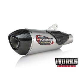 Carbono E De Aço Inoxidável Não Homologado Alpha T Yzf R1 15-21 1/2 Múltiplo One Size Black / Silver