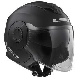 Ls2 Capacete Jet Verso Solid 63-64 cm Matt Black