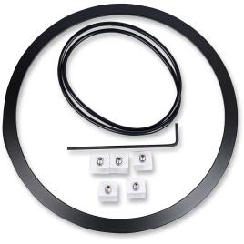 100 Headlight Mounting Ring Kit One Size Black