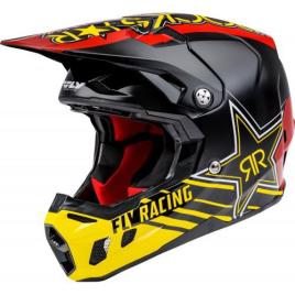 Capacete De Motocicleta  Formula Cc Rockstar XL noir/jaune