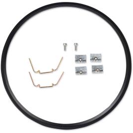 410 Headlight Mounting Ring Kit One Size Black