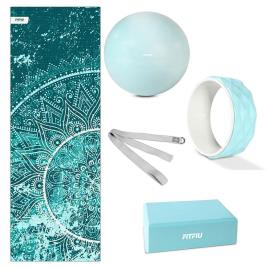 Fitfiu Fitness Kit Yoga Kitwell-500 One Size Blue