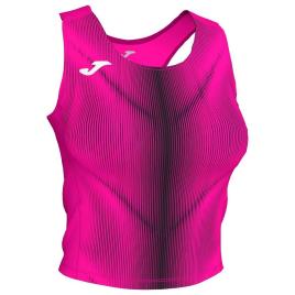 Camiseta Sem Mangas Olimpia 12-14 Years Pink Fluor / Black