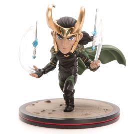 Quantum Mechanix Maravilha Loki Thor Ragnarok 10 Cm One Size Black / Green / Gold