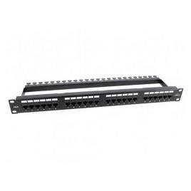 Monolyth Patch Panel 3000002 Rj45 Cat5e 24p 19´´ One Size Black