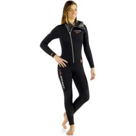 Mulher Diver 7 Mm XL Black / Red