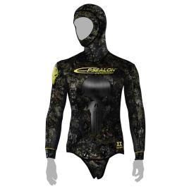 Jaqueta De Caça Submarina Tactical Stealth 3 Milímetros L Black / Camo