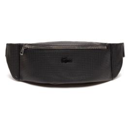 Lacoste Pochete Chantaco Couro Macio One Size Black