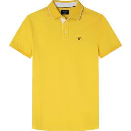 Polo Manga Curta Seaweed Swim Trim S Habanero Gld
