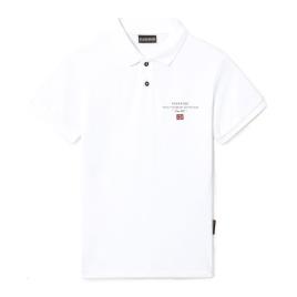 Polo Manga Curta K Elbas 5 8 Years Bright White 002