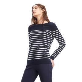 Sweater Pescoço De Barco Heritage M Midnight / Classic White