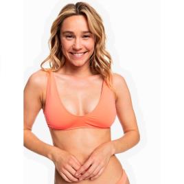 Parte Cima Biquíni Side Beach Classics Elongated Triangle L Fusion Coral