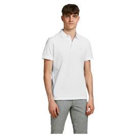 Camisa Polo De Manga Curta Paulos M White / Detail Tonal / Vapor Blue / Slim