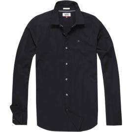 Camisa Manga Comprida Original Stretch Slim Fit XL Tommy Black