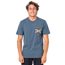 Rip Curl Camiseta De Manga Curta Pocket Ica XL Washed Navy