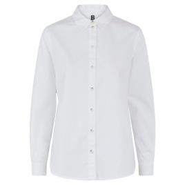 Pieces Camisa De Manga Longa Ofelia S Bright White